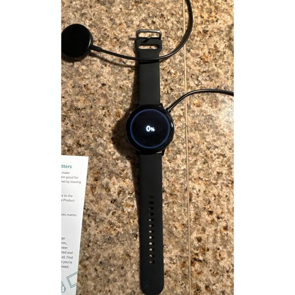 RENEWED Samsung Galaxy Active 2 Smartwatch 44mm With Extra Charging Cable Black - Picture 12 of 12